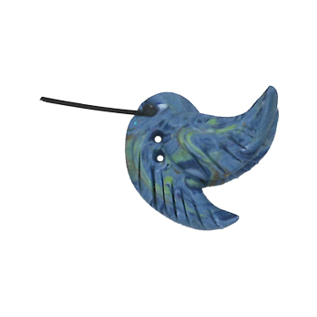Button - Blue Hummingbird MAIN
