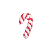 Button - Left Candy Cane, Small THUMBNAIL