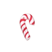 Button - Right Candy Cane, Small THUMBNAIL