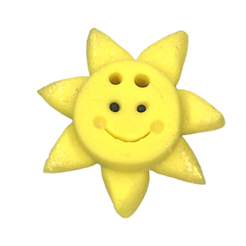 Button - Sun w/Smiley Face MAIN