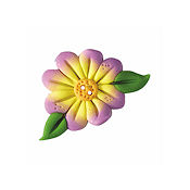 Button - Maui Flower, Large THUMBNAIL