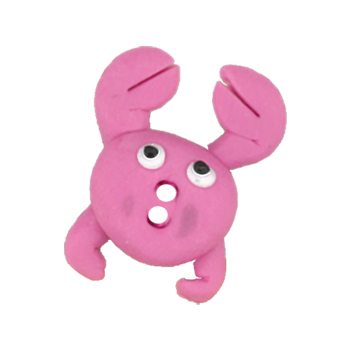 Button - Pink Crab MAIN