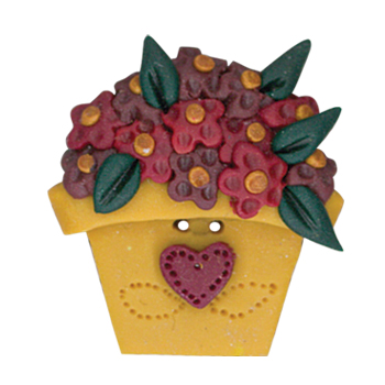 Button - Pot of Mums MAIN