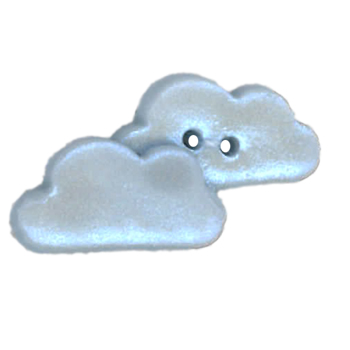 Button - Pearl Periwinkle Cloud, Right MAIN