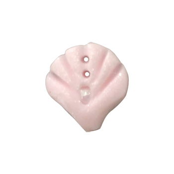Button - Pink Pearl Clam Shell, Small MAIN