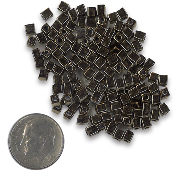 Beads - Bronze 3mm Cubes MAIN