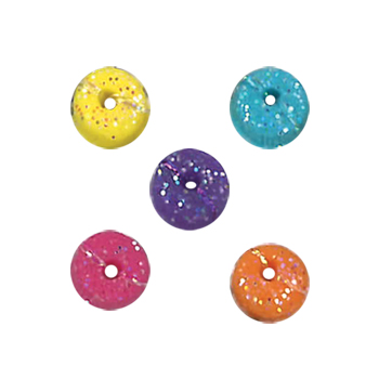 Button - Polka Dots w/Glitter, Extra Small (Set of 5) MAIN