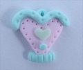 Button - Birdhouse, Stitched MAIN