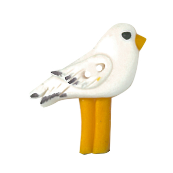 Button - Right-facing Standing Gull MAIN