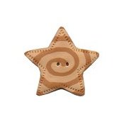 Button - Swirled Star THUMBNAIL