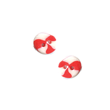 Button - Pinwheel Candy, Extra Small (Set of 2) MAIN