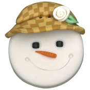 Button - Snow Lady with Sunbonnet THUMBNAIL