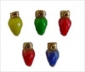 Button - Christmas Bulbs (Set of 5) MAIN