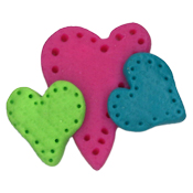 Button - Triple Stitched Heart THUMBNAIL
