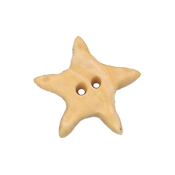 Button - Pale Gold Starfish, Small THUMBNAIL