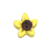 Button - Golden Flower THUMBNAIL