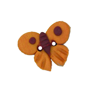 Button - Copper Butterfly, Small MAIN
