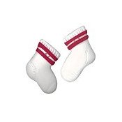 Button - Red Stripe Socks, Set of 2 THUMBNAIL