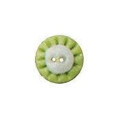 Button - Green Wheel, Small THUMBNAIL
