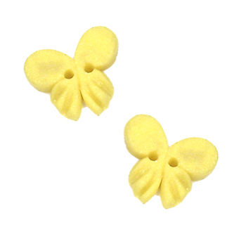 Button - Pale Gold Butterfly (Set of 2) MAIN