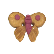 Button - Copper Social Butterfly, Small THUMBNAIL