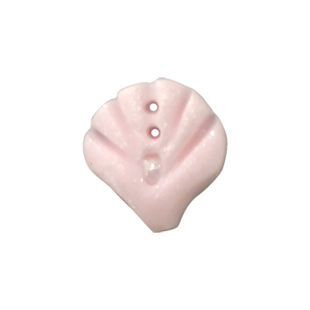 Button - Peach Pearl Clam Shell, Small MAIN
