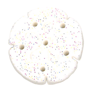 Button - Sparkly Sand Dollar, Large MAIN