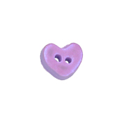 Button - Lavender Fairy Heart, Small THUMBNAIL