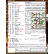 Book 517 Christmas Village Afghan SWATCH