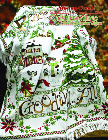 Book 517 Christmas Village Afghan MAIN