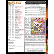 Book 518 Halloween Village Afghan SWATCH