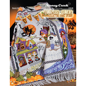 Book 518 Halloween Village Afghan SWATCH