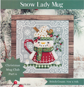 Shannon Christine Designs - Christmas Mug Club Part 6 - Snow Lady Mug THUMBNAIL