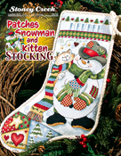 Leaflet 603 Patches Snowman and Kitten Stocking THUMBNAIL