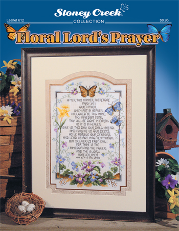 Leaflet 612 Floral Lord's Prayer MAIN