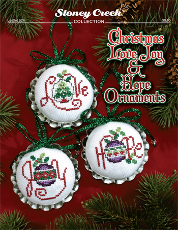 Leaflet 624 Christmas Love Joy & Hope Ornaments MAIN