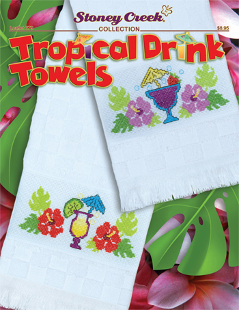 Leaflet 679 Tropical Drink Towels MAIN