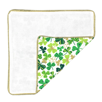 Prefinished Pillow Sham - 14ct Aida - Irish MAIN