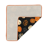 Prefinished Pillow Sham - 14ct Aida - Happy Halloween THUMBNAIL