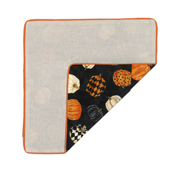 Prefinished Pillow Sham - 28ct Jobelan - Happy Halloween MAIN