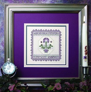 The Sweetheart Tree - Lavender Carnation Sampler MAIN