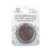 SJ Designs - 114 Bronze Iris S/L 15/0 Glass Seed Beads THUMBNAIL