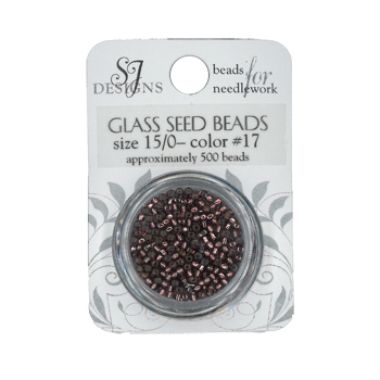 SJ Designs - 17 Garnet S/L 15/0 Glass Seed Beads (formerly 1817 14/0) MAIN