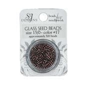 SJ Designs - 17 Garnet S/L 15/0 Glass Seed Beads (formerly 1817 14/0) THUMBNAIL