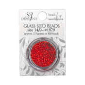 SJ Designs - 1879 Red 14/0 Glass Seed Beads THUMBNAIL