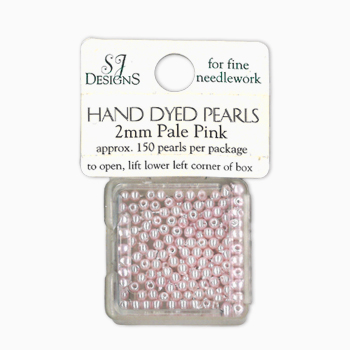 SJ Designs Faux Pearl 2mm Pale Pink MAIN