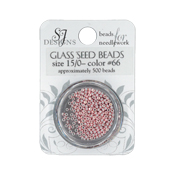SJ Designs - 66 Pale Rose Gold Galvanized 15/0 Glass Seed Beads THUMBNAIL