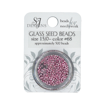 SJ Designs - 68 Antique Rose Galvanized 15/0 Glass Seed Beads MAIN