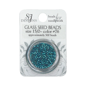 SJ Designs - 76 Antique Teal C/L 15/0 Glass Seed Beads THUMBNAIL