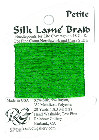 Silk Lame' Braid Petite - SP136 Kelly Green MAIN